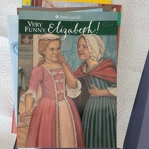 American Girl 'Very Funny, Elizabeth!' Book with Pink and Green Cover